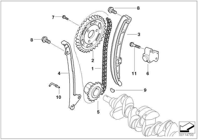 BMW本物のガイドレール（11317791009）| 11317791009
