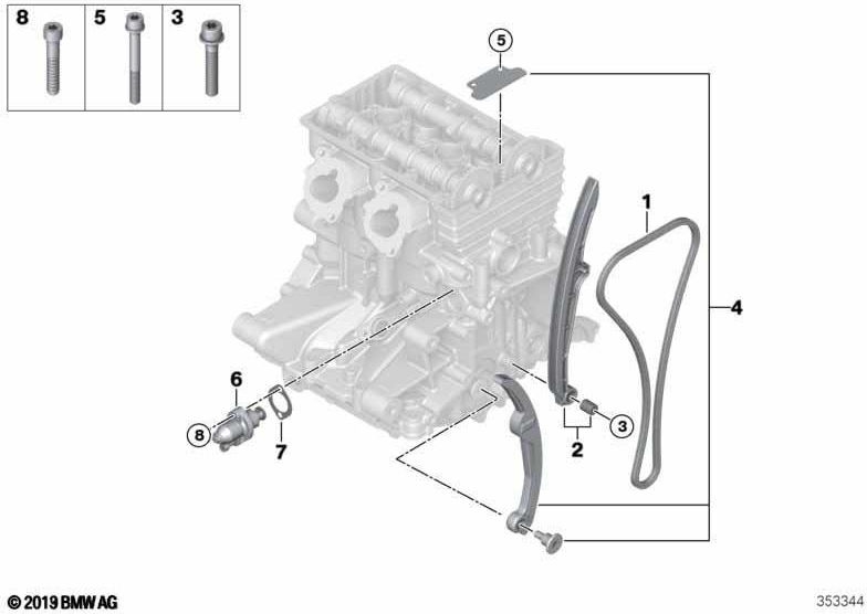 BMW純正チェーンテンショナー（11318544896）| 11318544896