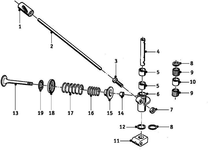 BMW本物の排気バルブD = 34/8（11341256679）| 11341256679