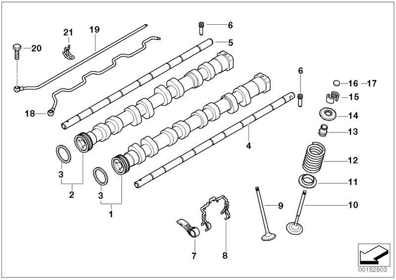 BMW純正バルブスプリング（11347671091）| 11347671091