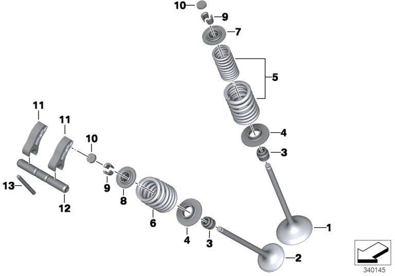BMW本物の調整タイル2.30 mm（11348563619）| 11348563619