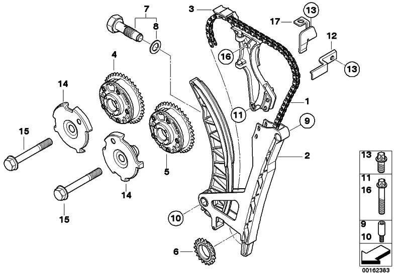 BMW純正コントロールチェーン1シリーズ5シリーズX1 X3 Z4（11348649768）| 11348649768