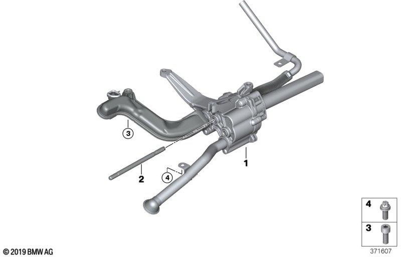 BMW本物の吸引ポンプ（11417853349）| 11417853349