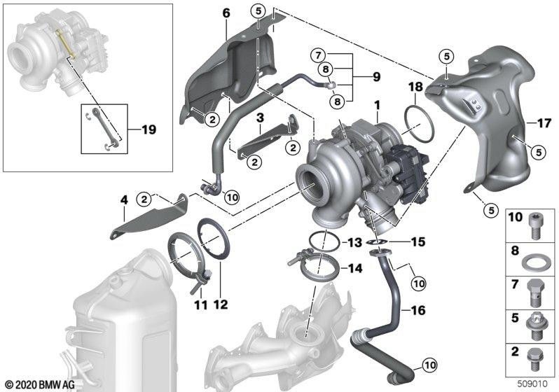 BMW純正オイルライン（11428472392）| 11428472392
