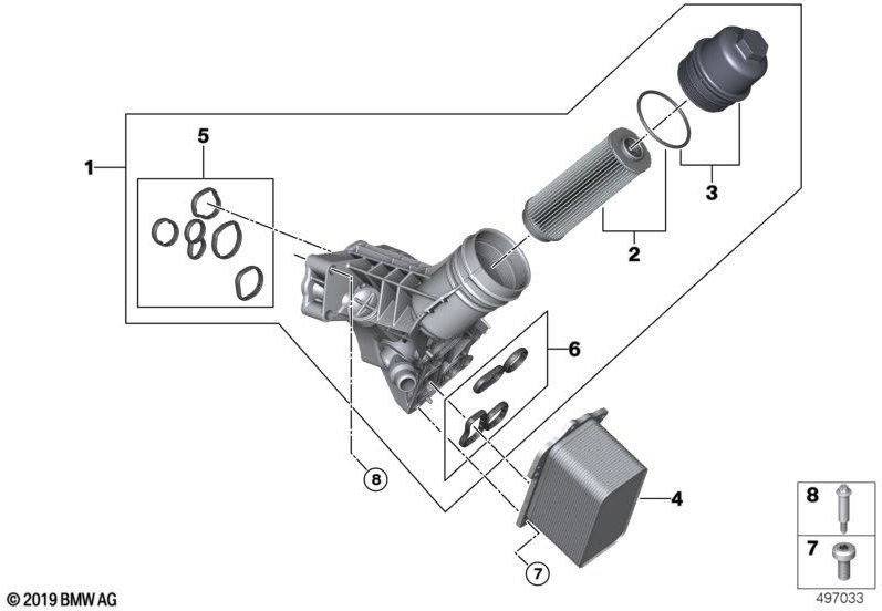 BMW純正熱交換器（11428599535）| 11428599535