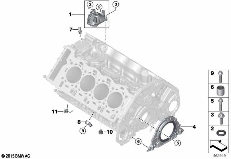 BMW純正オイルリターンリッド（11428611686）| 11428611686