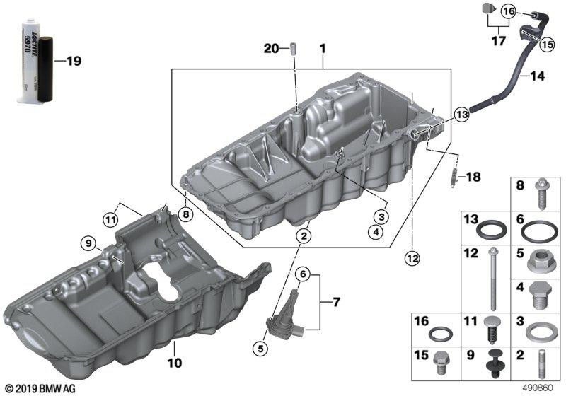 BMW本物のガイドパイプ（11438571196）| 11438571196
