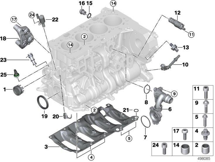 BMW純正プロファイルの方向（11518472113）| 11518472113