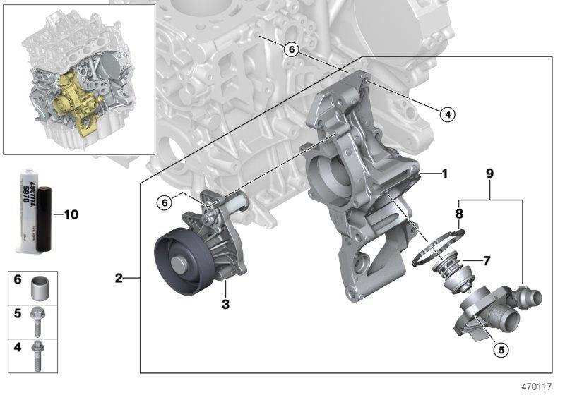 BMW純正サーモスタット（11518588945）| 11518588945