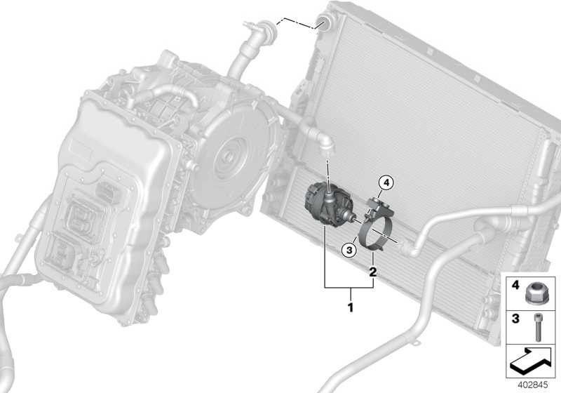 BMW本物のクーラントポンプエレクトリック3シリーズ（11518600442）| 11518600442