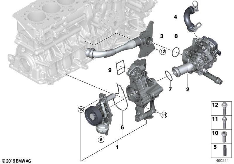 BMW純正プロファイルの方向（11518632587）| 11518632587