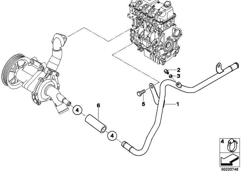 BMW純正水ホースミニ（11537514986）| 11537514986