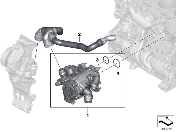 BMW純正熱管理モジュール（11538631943）| 11538631943