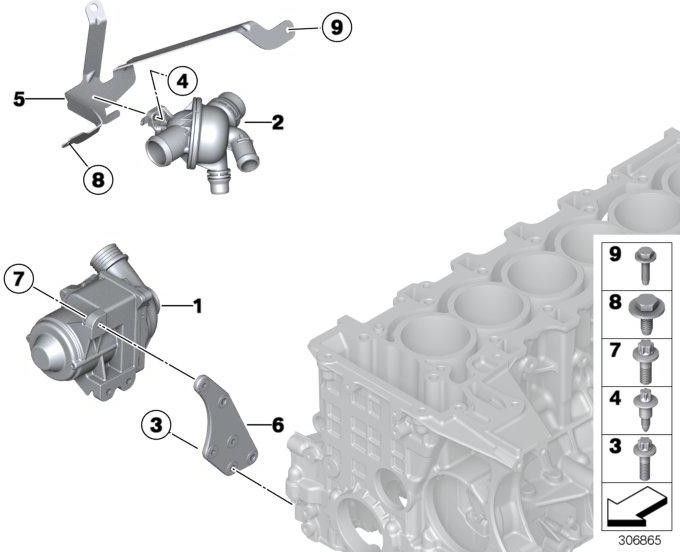 BMW純正サーモスタット（11538671514）| 11538671514