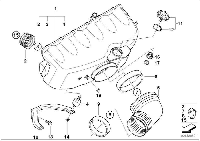 BMW純正ホース（11612466477）| 11612466477