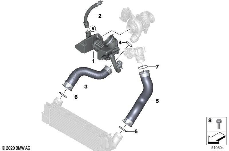 BMW純正ラデルエアライン（11618513853）| 11618513853
