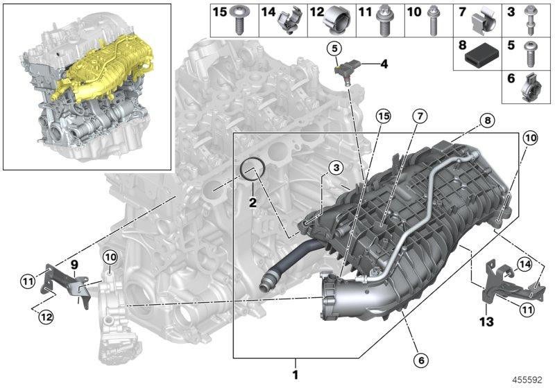 BMWバックでの本物のサポート（11618602082）| 11618602082