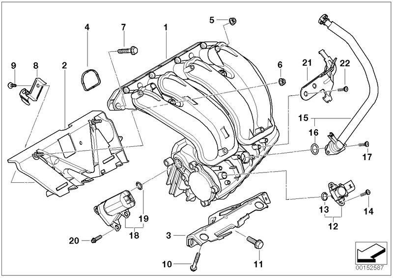BMW純正換気ホース（11618645544）| 11618645544
