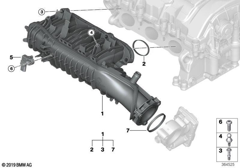 BMW純正吸引システム（11618655825）| 11618655825