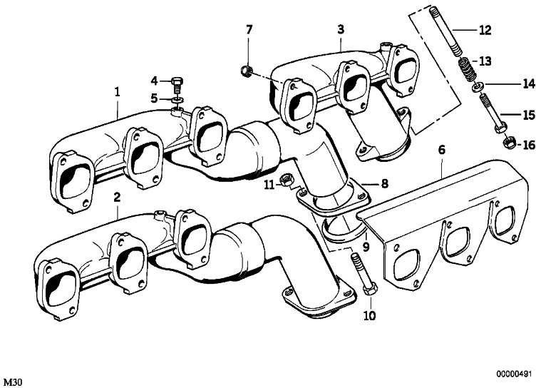 BMW純正硬いネジM10x55 10.9 6シリーズ5シリーズ（11621711672）| 11621711672