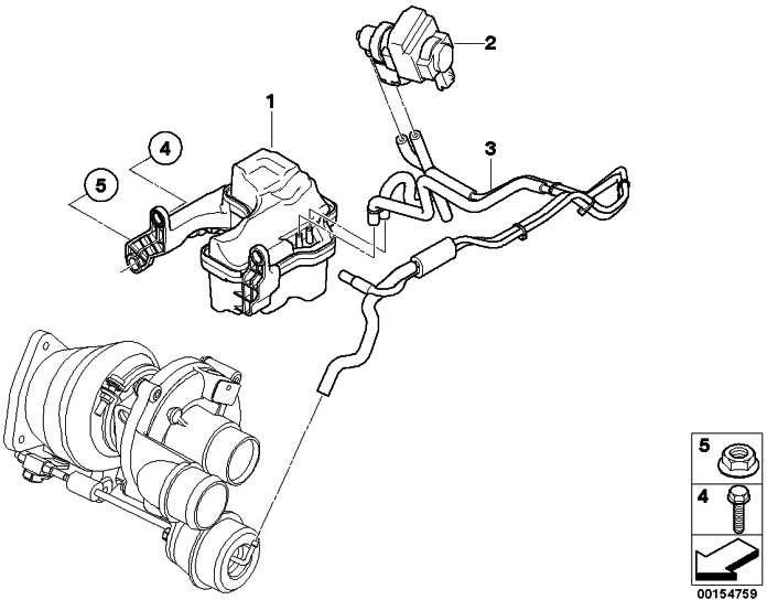 BMW純正サブ圧力ラインミニ（11657570465）| 11657570465