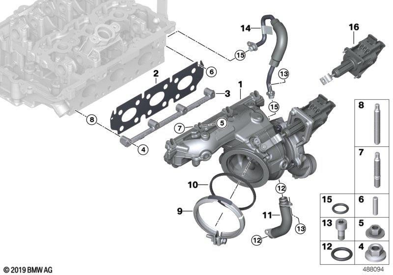 BMW純正セットWasteGate-Valenter（11658485117）| 11658485117