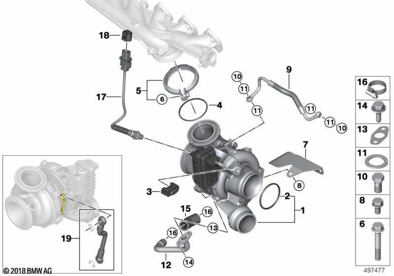 BMW純正修理セットカップリングロッド（11658596431）| 11658596431