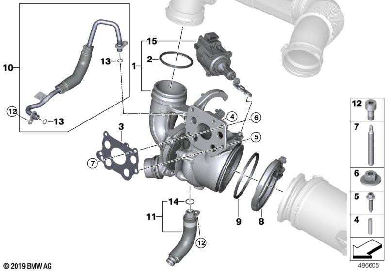 BMW純正セットウェイストゲートベンチルアクチュエーター（11658687477）| 11658687477