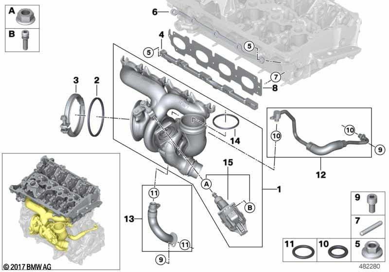 BMW純正セットWasteGate-Valdtil Actuator（11658691853）| 11658691853