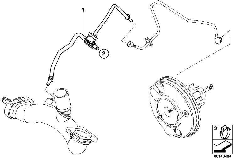 BMW純正吸引ジェットポンプとラインミニ（11667550007）| 11667550007