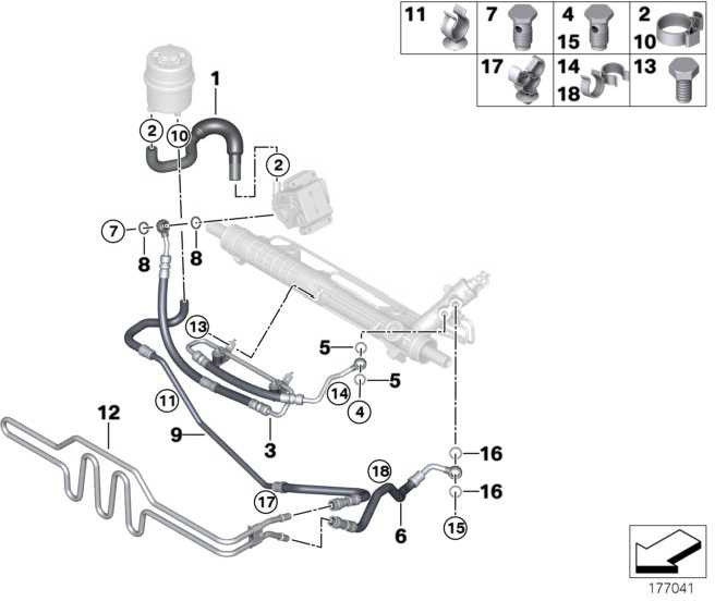 BMW純正ホースホルダー3シリーズ5シリーズX5 X6 7シリーズK48 6シリーズ（11727511099）| 11727511099