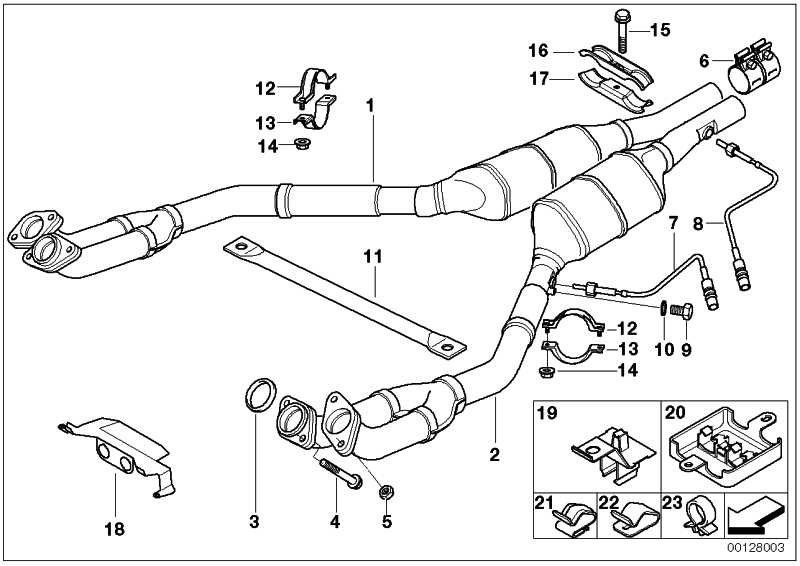 BMW純正ラムダルールプローブl = 370mm 3シリーズ7シリーズ8シリーズ（11781247406）| 11781247406
