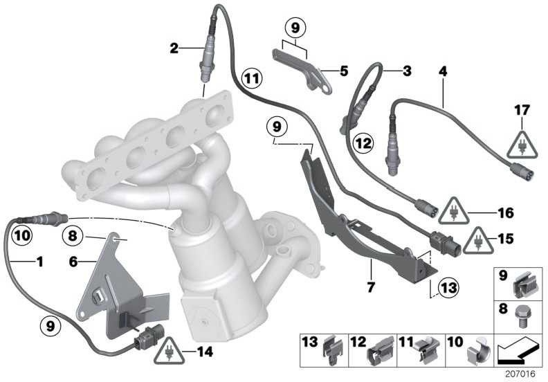 BMW純正ホルター1シリーズ5シリーズX3 X5 Z3 Z4（11787570482）| 11787570482