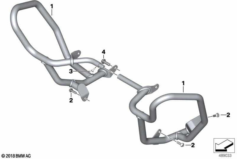 BMW本物の運動保護インパクト右（11847921896）| 11847921896
