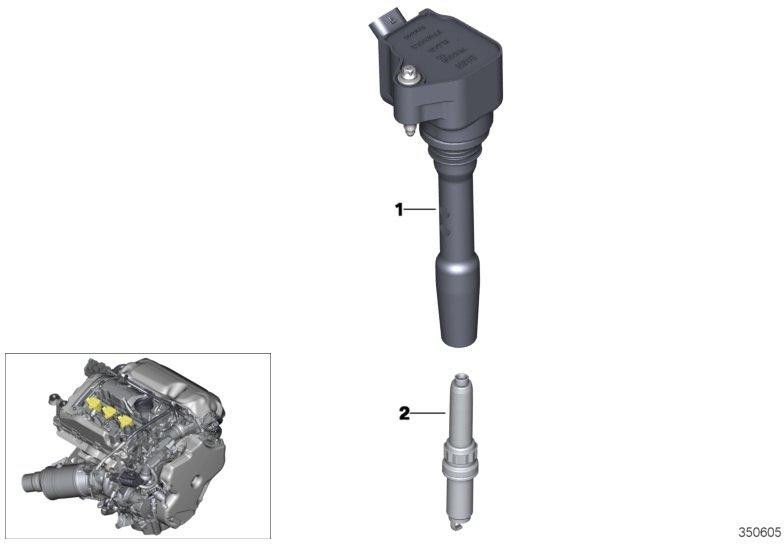 BMW本物のスパークプラグ高電力Silzkgr8e8s（12122455258）| 12122455258