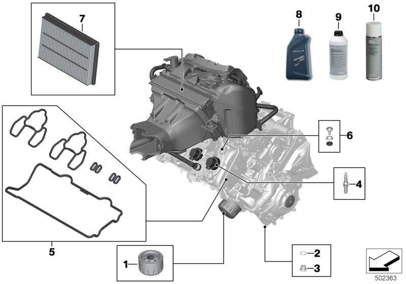 BMW本物のスパークプラグ（12128396345）| 12128396345