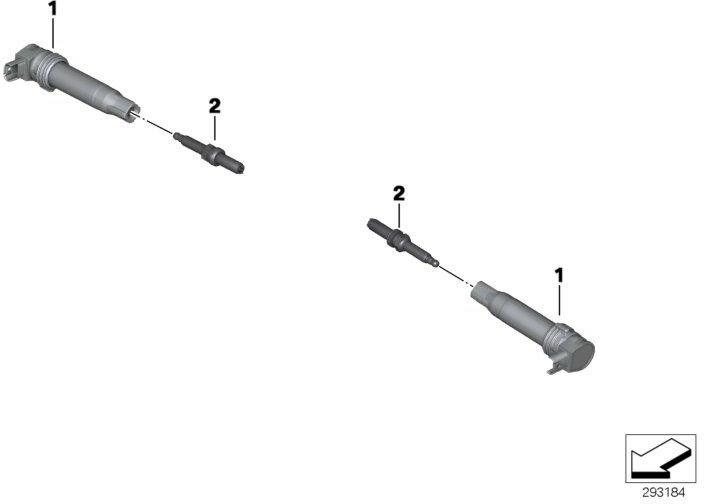BMW本物のキャンドルSchachündeCoil（12138569194）| 12138569194