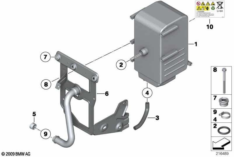 BMW本物のhochvolt-batterie（12148623428）| 12148623428