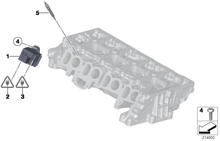 BMW本物のGlühstiftBoschGLP6（12230053522）| 12230053522