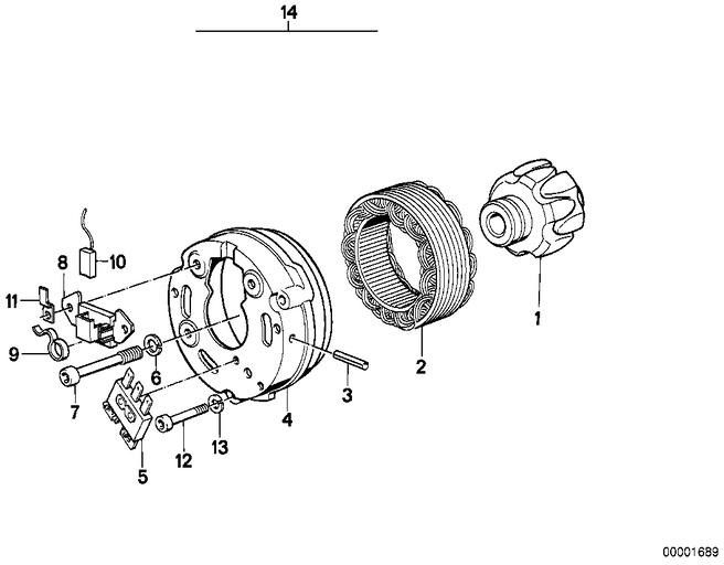 BMW純正シリンダーネジM5x45-8.8 ZNS（12312322417）| 12312322417