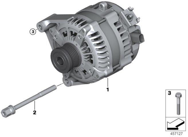 BMW本物のジェネレーター180A（12318614276）| 12318614276