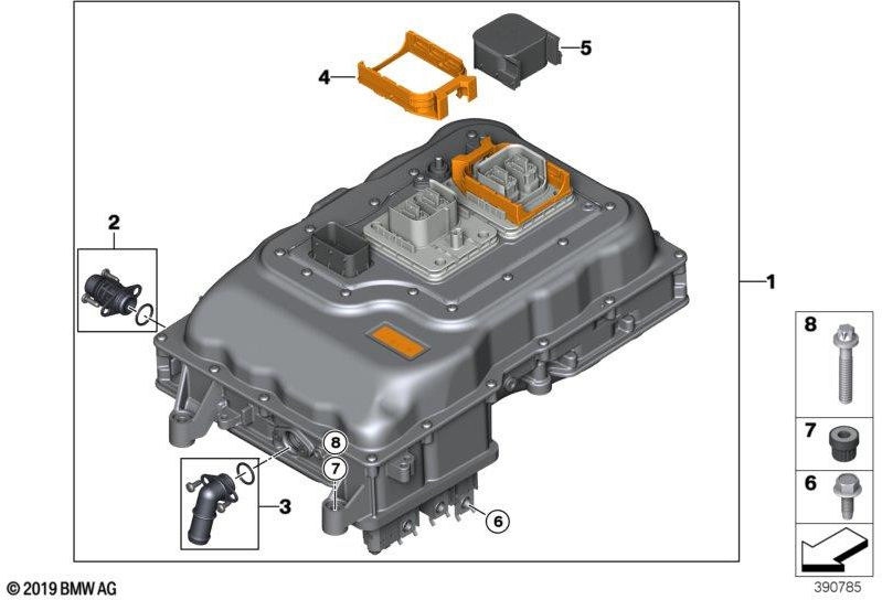 BMW本物の水接続（12367616290）| 12367616290