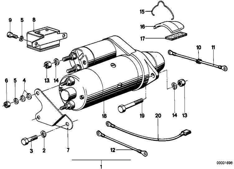 BMW本物のスターターValeo R50/5-R90（12411357500）| 12411357500