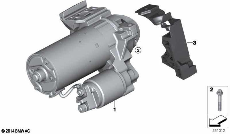 BMW純正スターターValeo（12418671503）| 12418671503