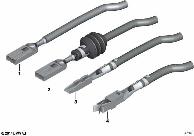 BMW純正ソケット連絡ケーブル0.5-0.75mm²AG（12522466585）| 12522466585