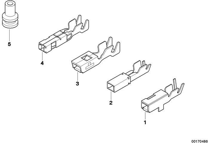 BMW純正ゴム翼0.35-0.5 mm（12527511332）| 12527511332