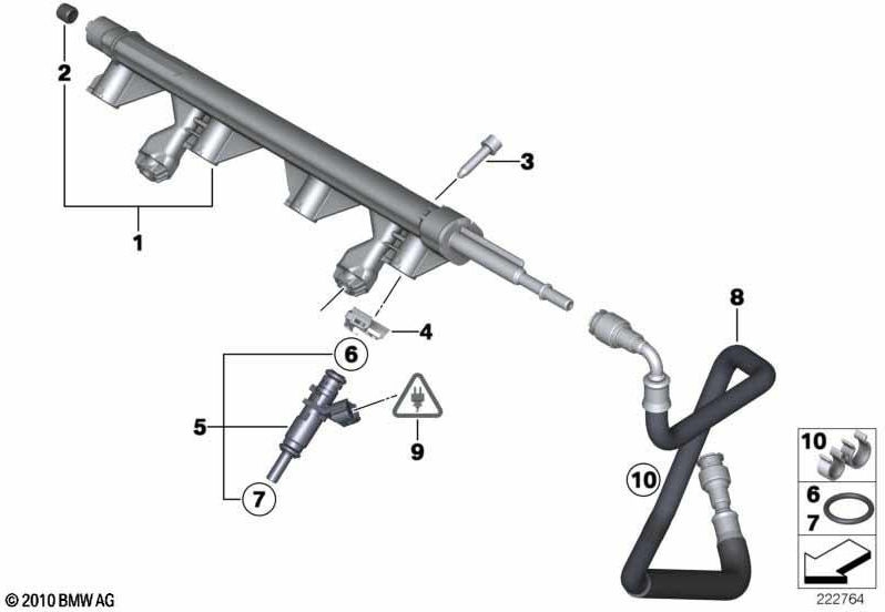 BMW純正ソケットハウジング2 Pol。 （12527543305）| 12527543305