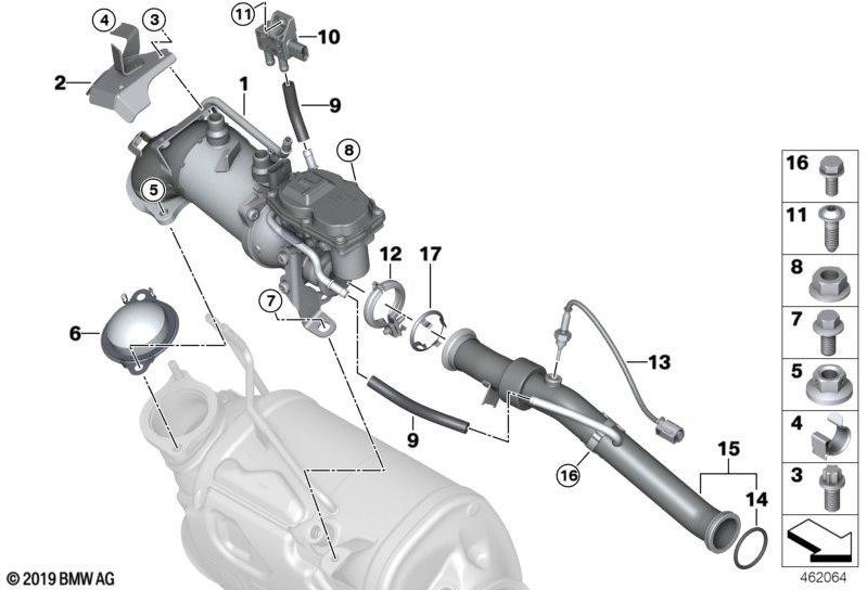 BMW本物のハンドラグレック（12528575916）| 12528575916