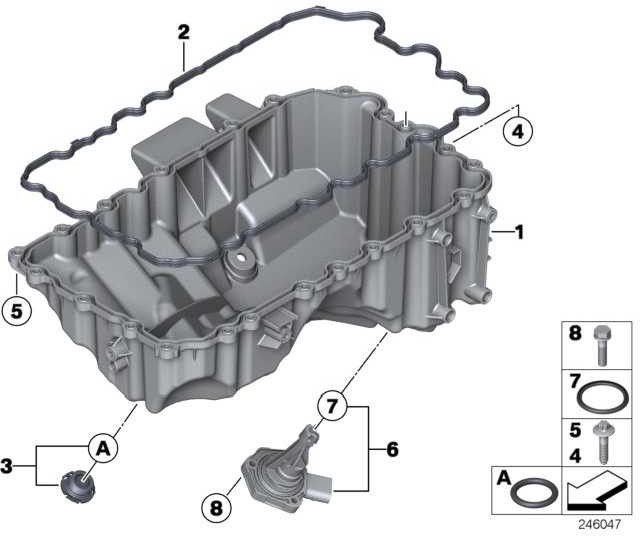 BMW純正オイルレベル5シリーズX3 1シリーズ2シリーズX4 X5 X6（12617638341）| 12617638341