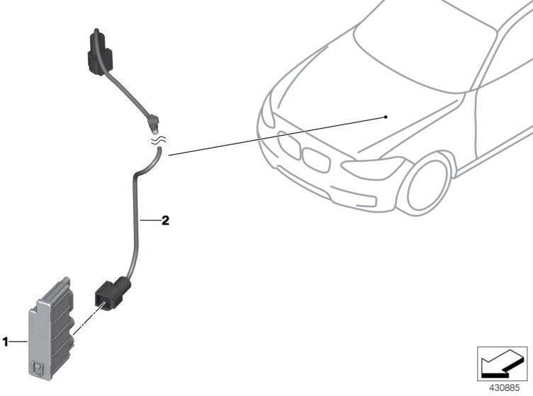 BMW純正統合供給モジュール（12638638551）| 12638638551